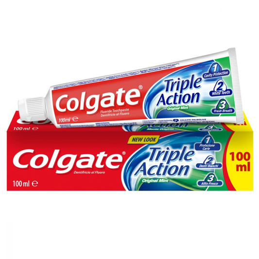 Dentifricio Triple Action Protezione Carie Colgate 100ml